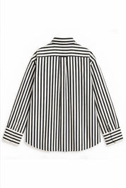 TIFFANY BLACK STRIPE SHIRT MEN
