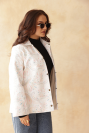 LUXE GEOMETRIC STATEMENT SHACKET