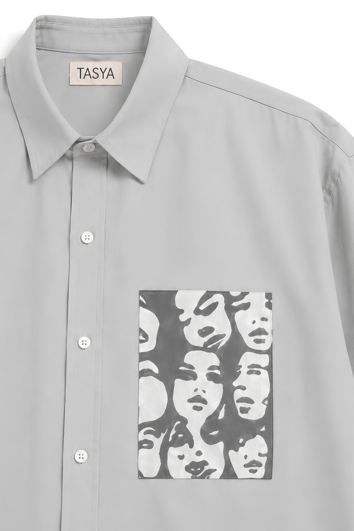 WINONA GREY DYED SHIRT MEN