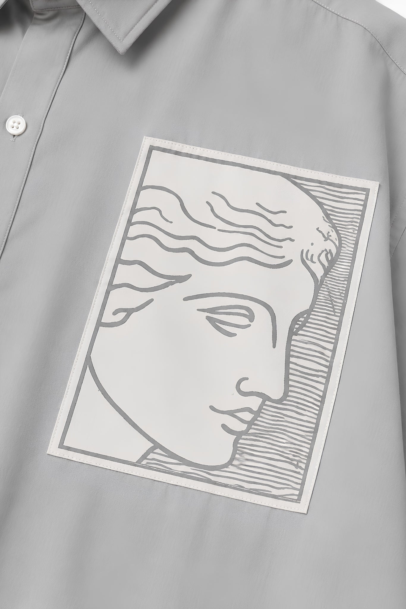 TIFFANY GREY DYED SHIRT MEN