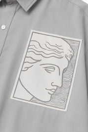 TIFFANY GREY DYED SHIRT MEN