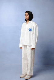 DALLY BLUE FLOWER CO-ORD WOMEN
