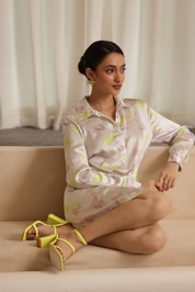 Floral Flicker Mini Dress