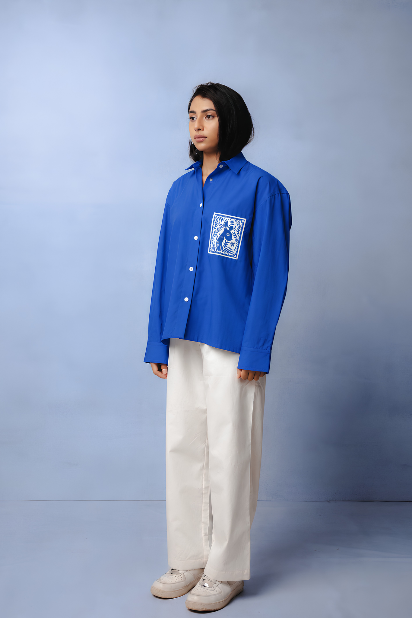 OLIVIA BLUE DYED CO-ORD WOMEN