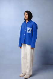 OLIVIA BLUE DYED CO-ORD WOMEN