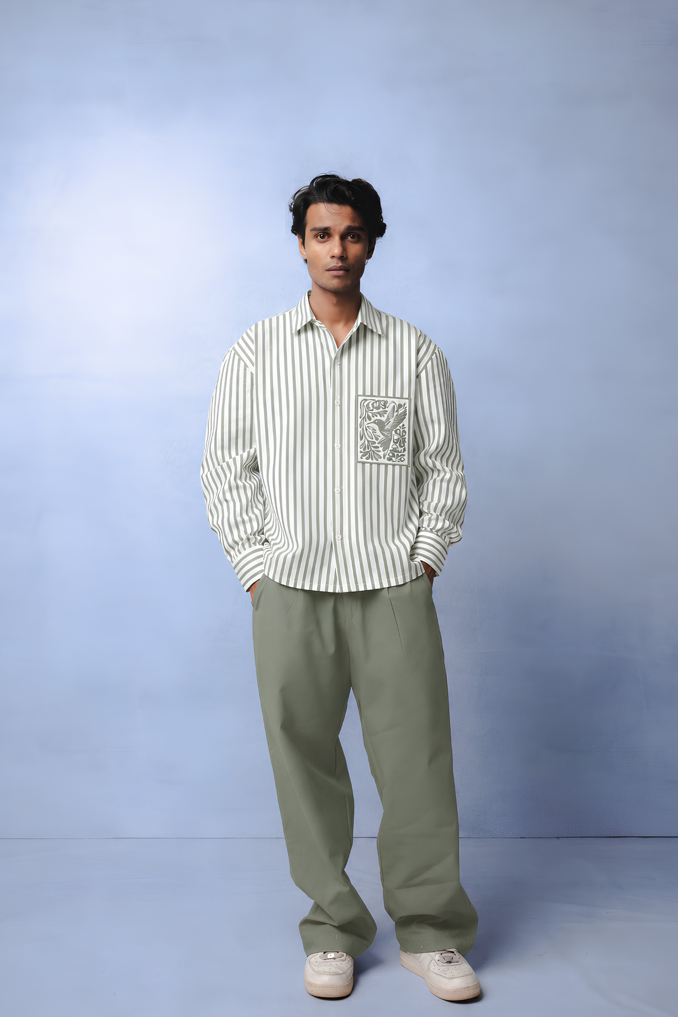 ELENA OLIVE GREEN CO-ORD MEN