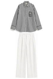 MARGO BLACK STRIPE CO-ORD MEN
