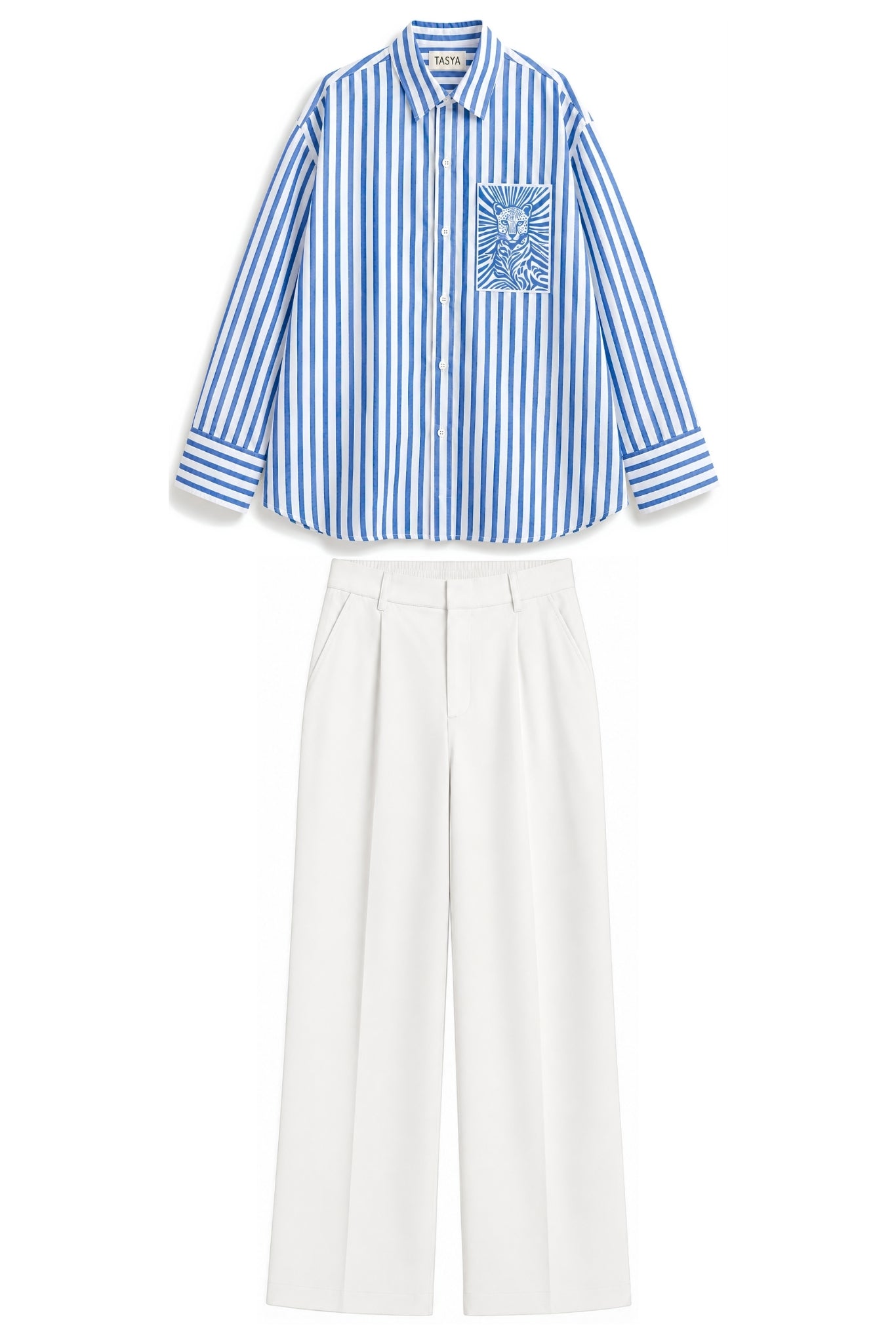 MARGO BLUE STRIPE CO-ORD WOMEN