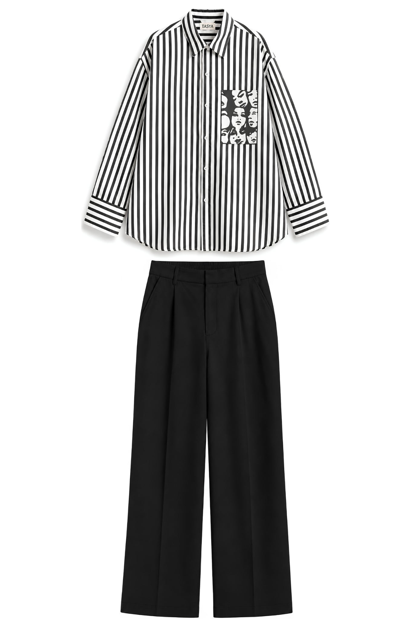 MELLROSE BLACK CO-ORD MEN