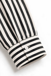 TIFFANY BLACK STRIPE SHIRT MEN