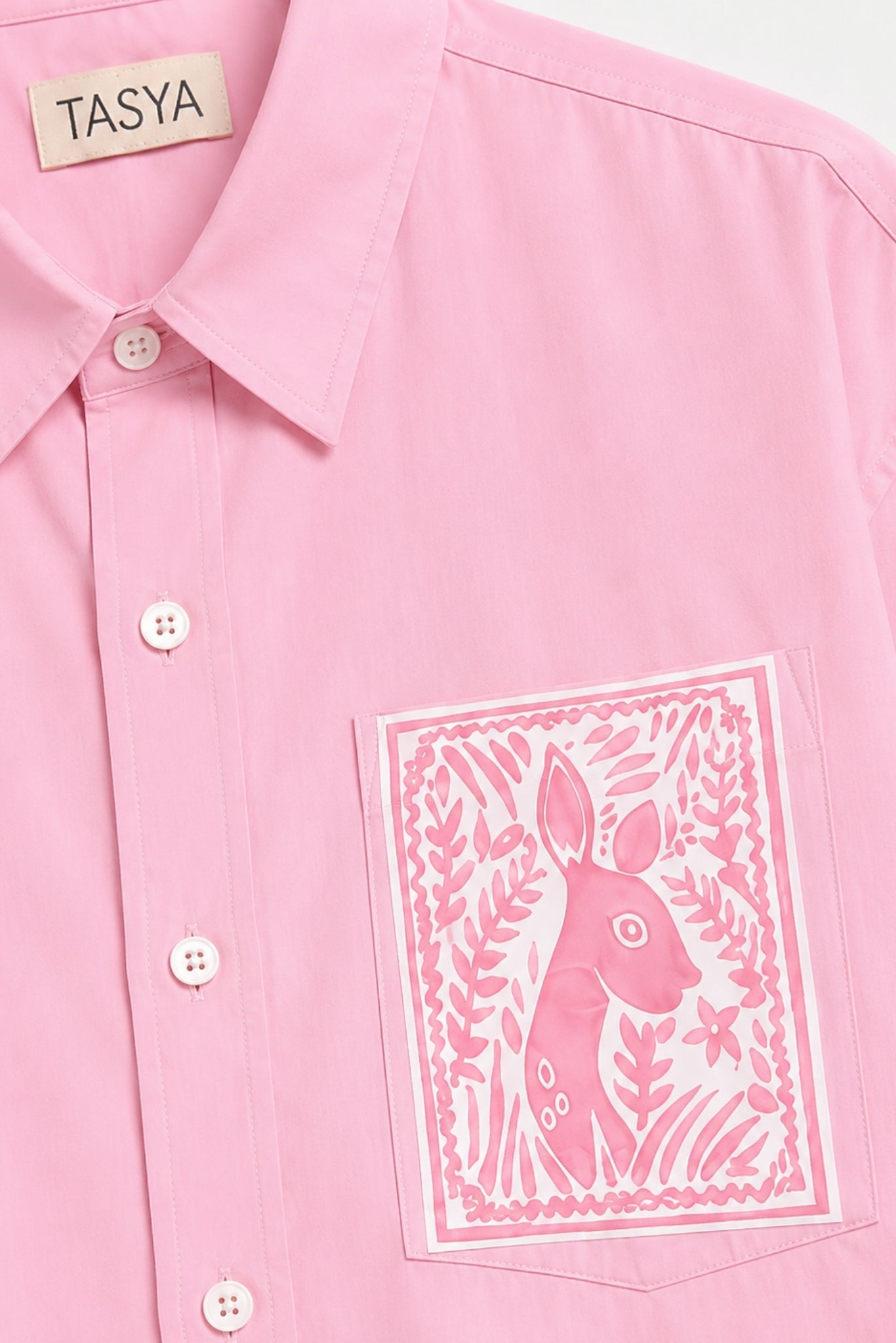 OLIVIA PINK DYED SHIRT MEN