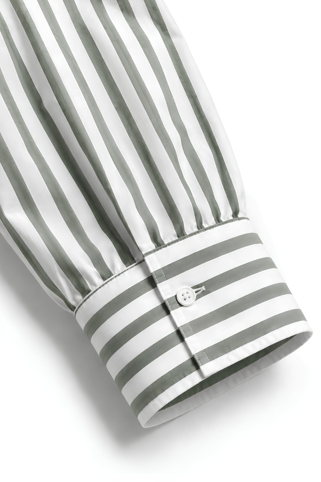OLIVIA OLIVE GREEN STRIPE SHIRT MEN