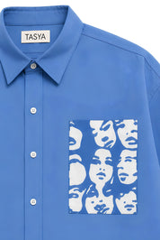 WINONA BLUE DYED SHIRT MEN