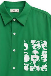 WINONA GREEN DYED SHIRT MEN