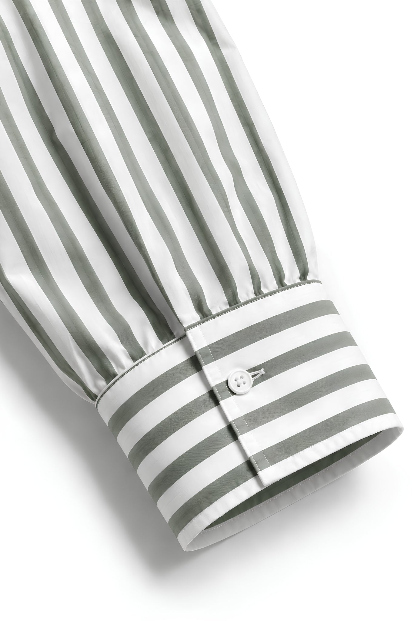 MARGO OLIVE GREEN STRIPE SHIRT MEN