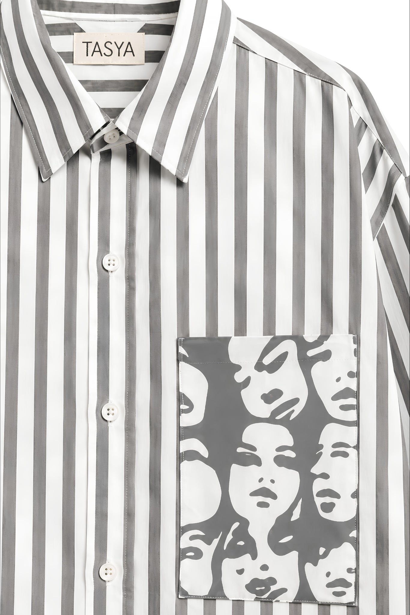 WINONA GREY STRIPE SHIRT MEN