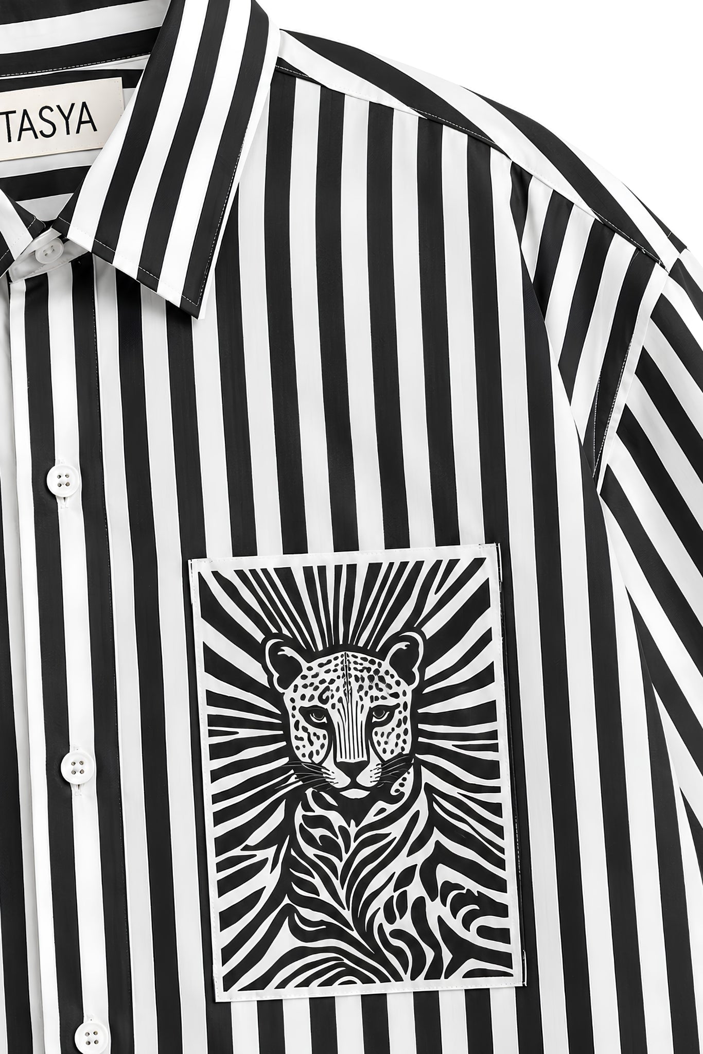 MARGO BLACK STRIPE SHIRT MEN