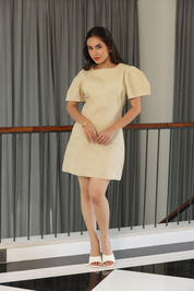 VENI MINI DRESS - BEIGE