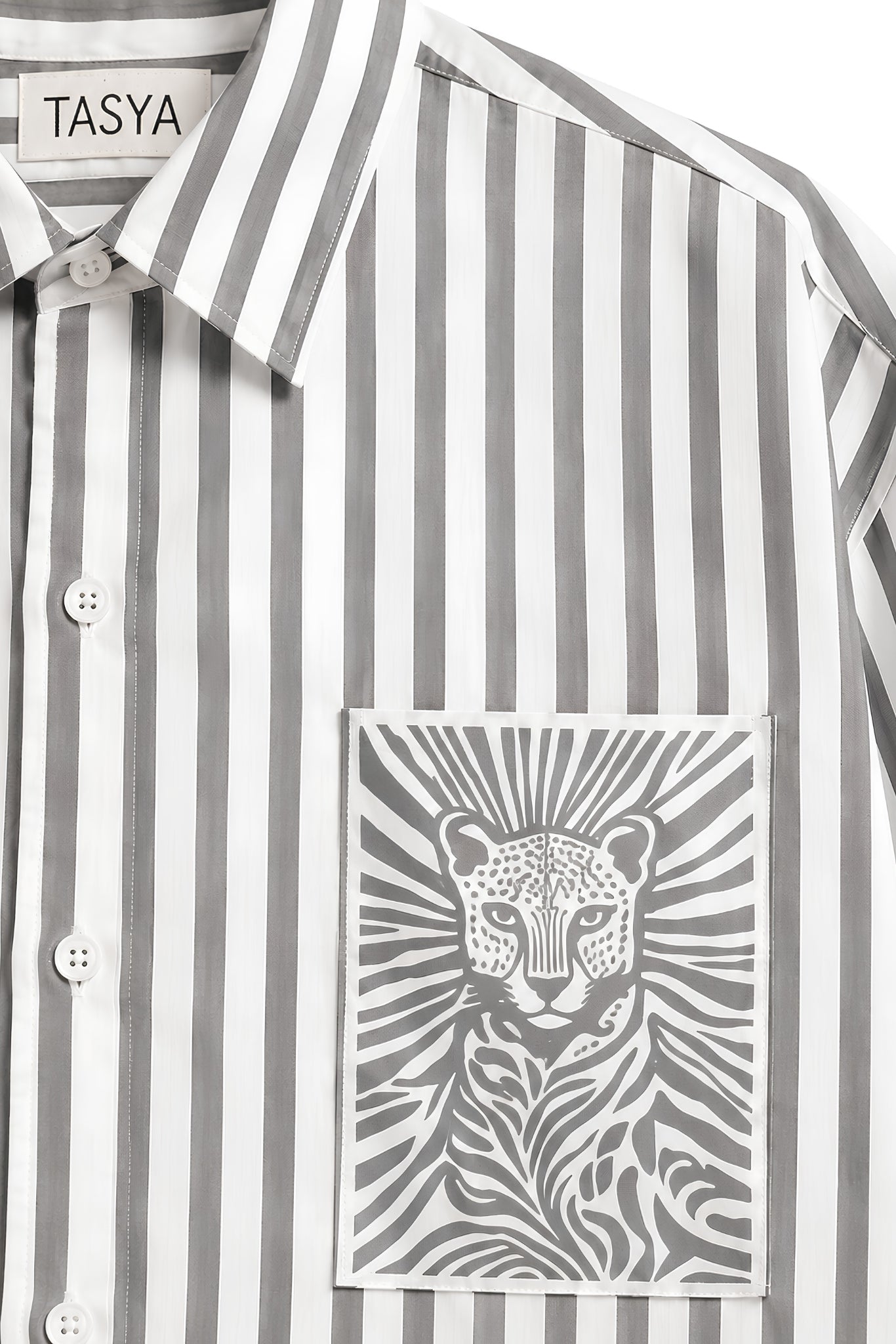 MARGO GREY STRIPE SHIRT MEN