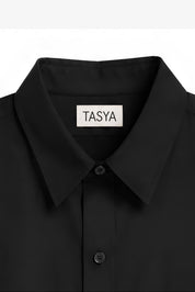 TIFFANY BLACK DYED SHIRT MEN