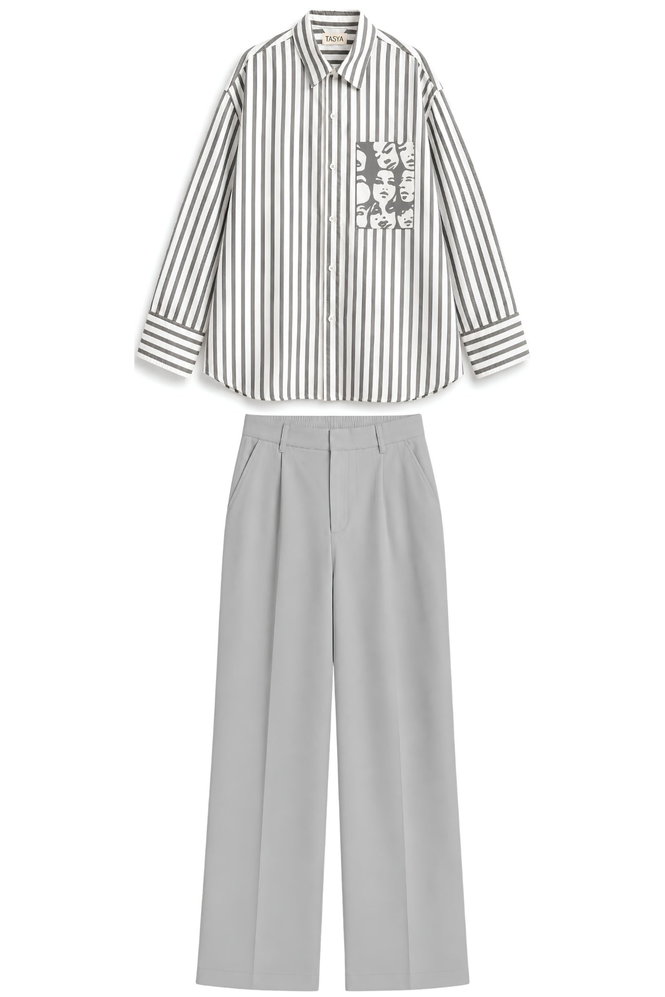 MELLROSE GREY CO-ORD MEN