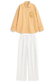 MARGO ORANGE STRIPE CO-ORD MEN