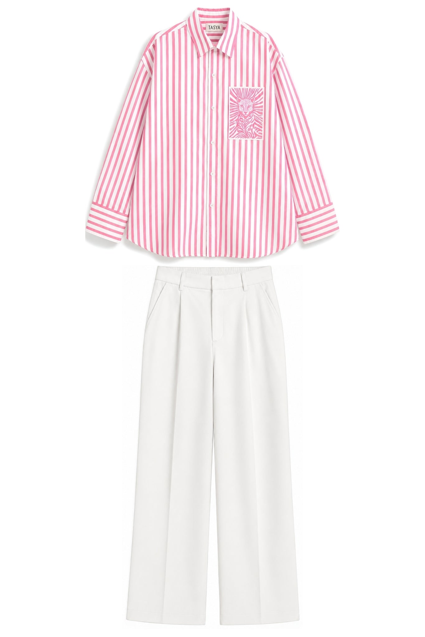 MARGO PINK STRIPE CO-ORD MEN