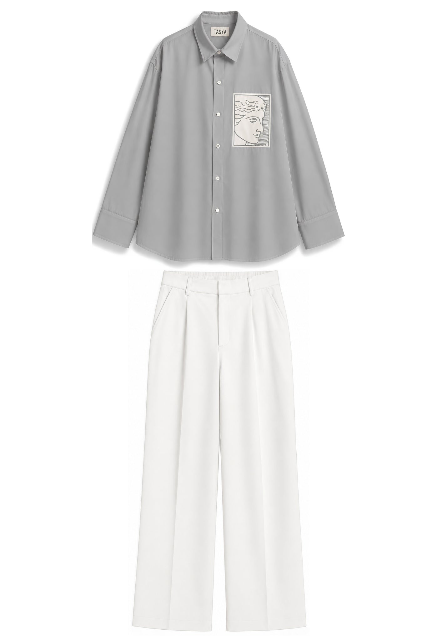 TIFFANY GREY DYED CO-ORD MEN