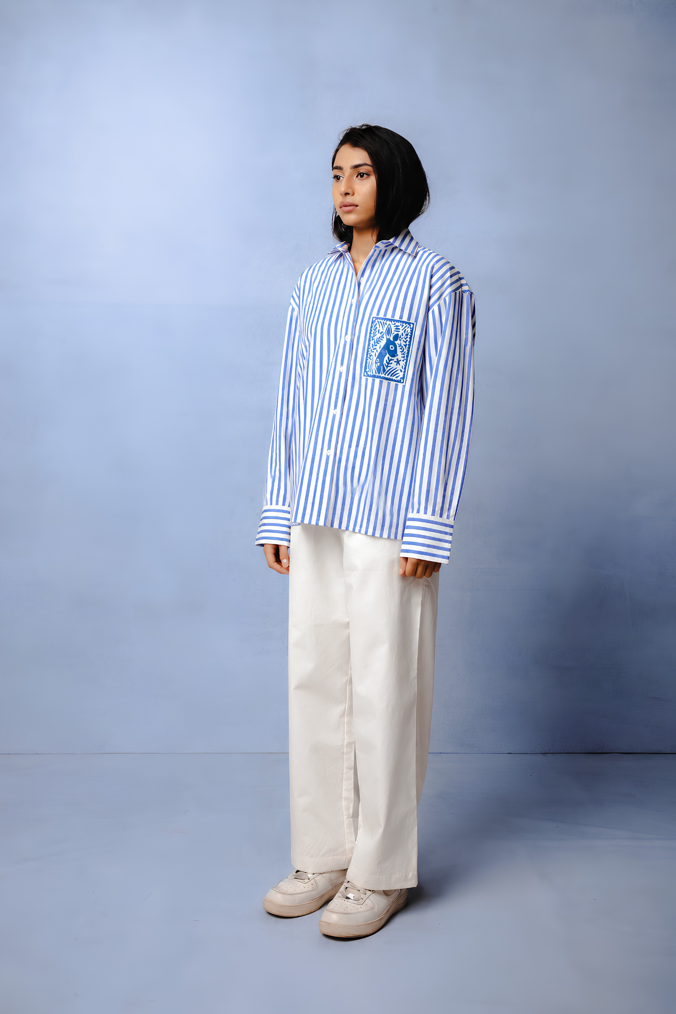 OLIVIA BLUE STRIPE CO-ORD WOMEN