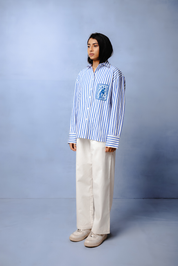 OLIVIA BLUE STRIPE CO-ORD WOMEN