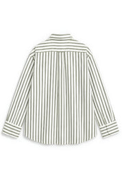 KIN OLIVE GREEN STRIPE SHIRT MEN