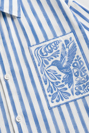 KIN BLUE STRIPE SHIRT MEN