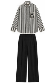 HORIZON STRIPE BLACK CO-ORD
