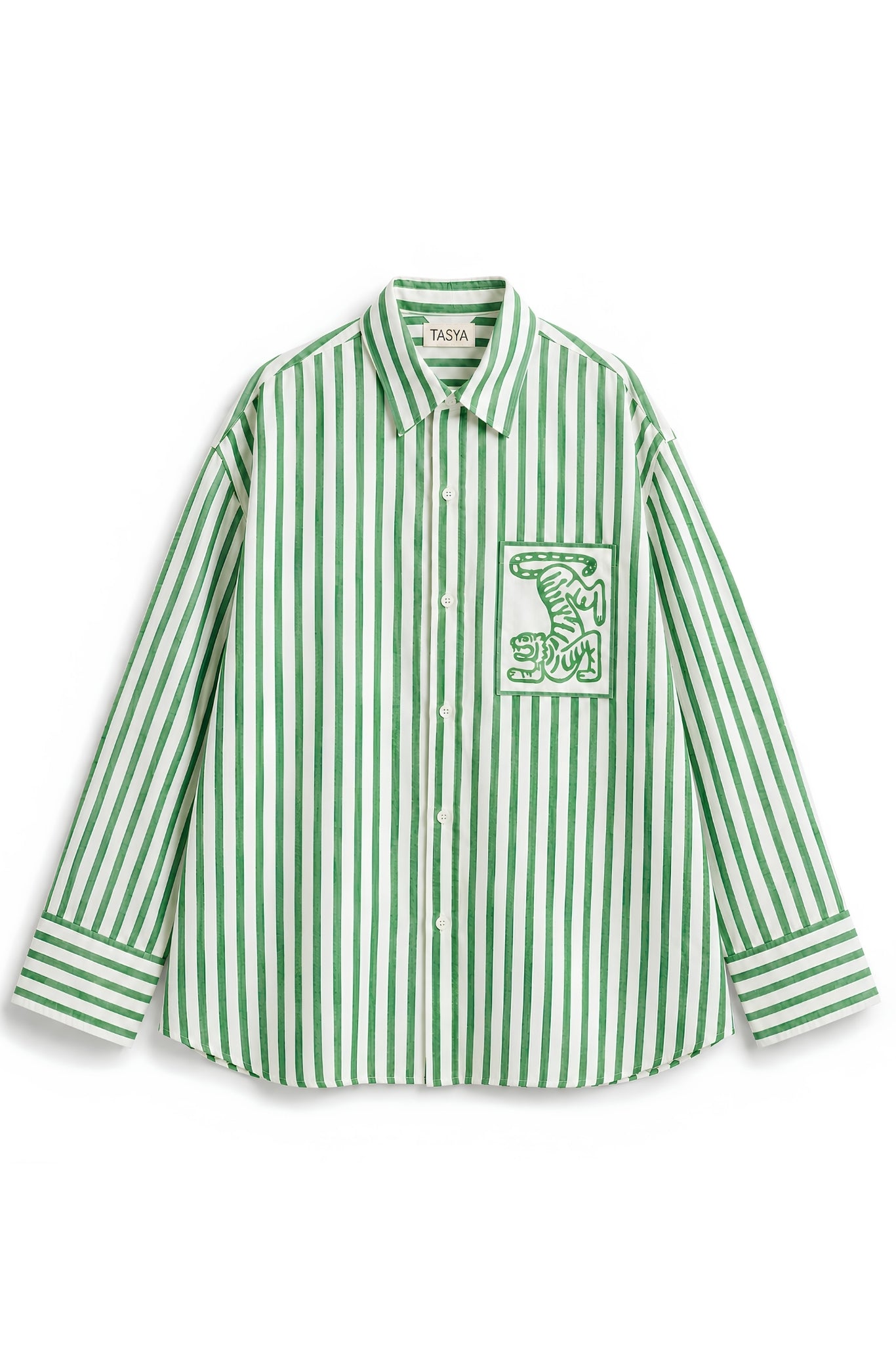 HORIZON STRIPE GREEN CO-ORD
