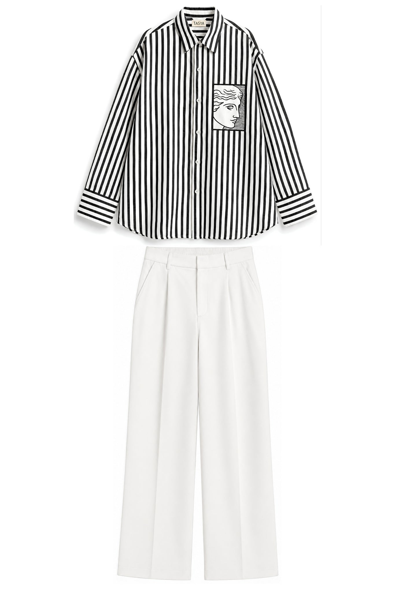 TIFFANY BLACK STRIPE CO-ORD MEN