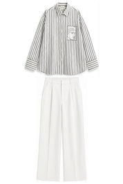 TIFFANY GREY STRIPE CO-ORD MEN