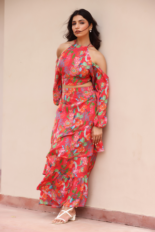 Paros Printed Co-ord Set