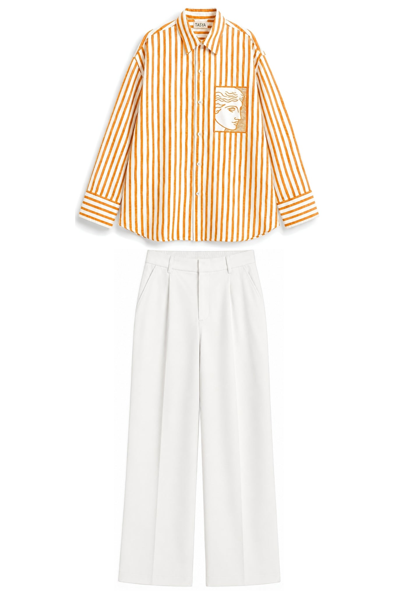 TIFFANY ORANGE STRIPE CO-ORD MEN