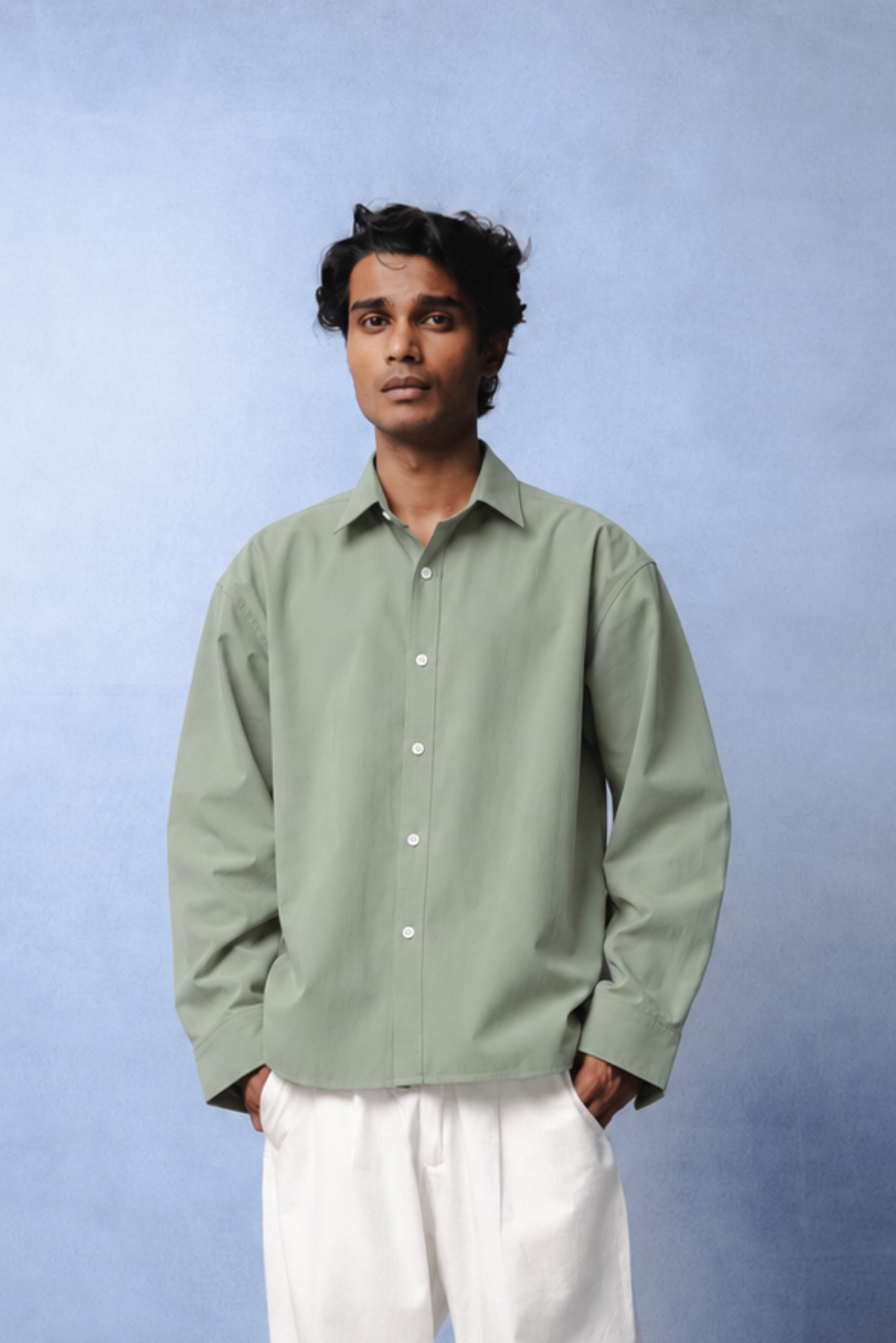 RIO OLIVE GREEN SHIRT MEN
