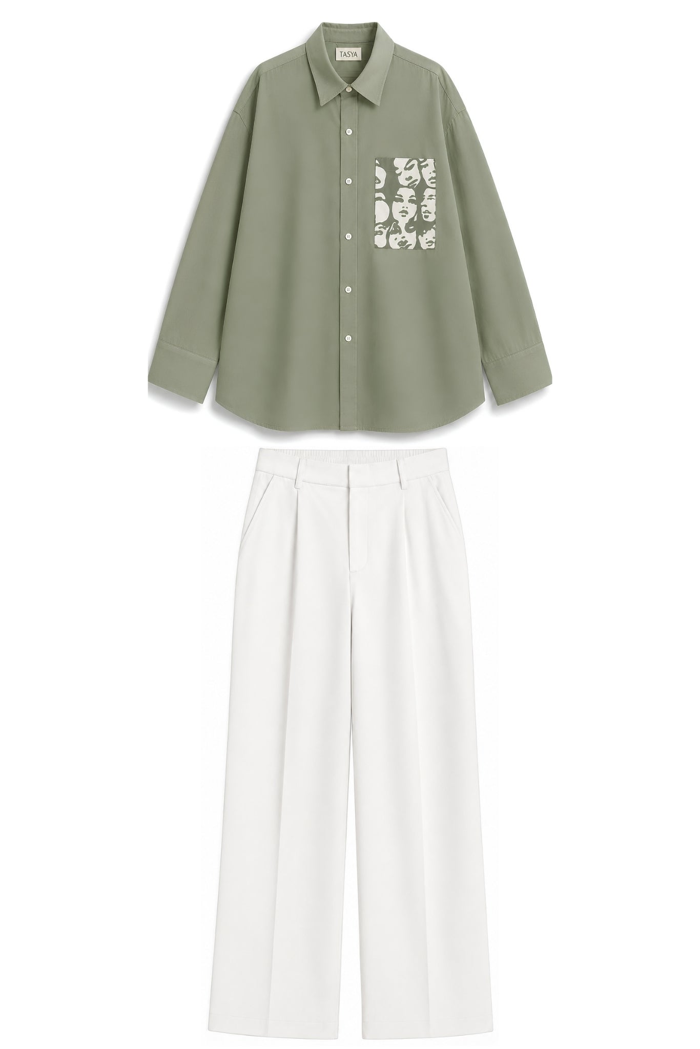WINONA OLIVE GREEN DYED CO-ORD MEN