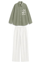 WINONA OLIVE GREEN DYED CO-ORD MEN