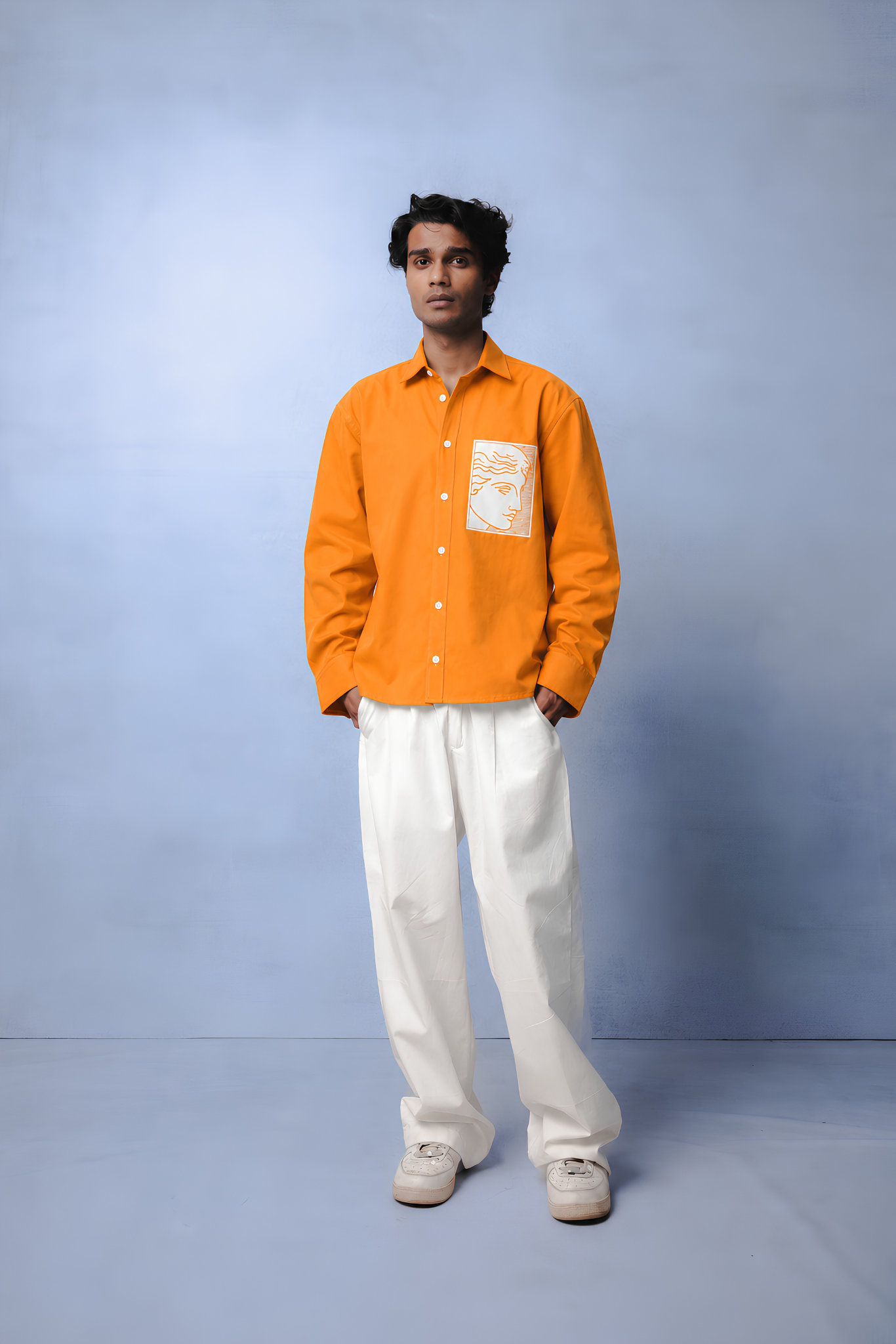 TIFFANY ORANGE DYED CO-ORD MEN
