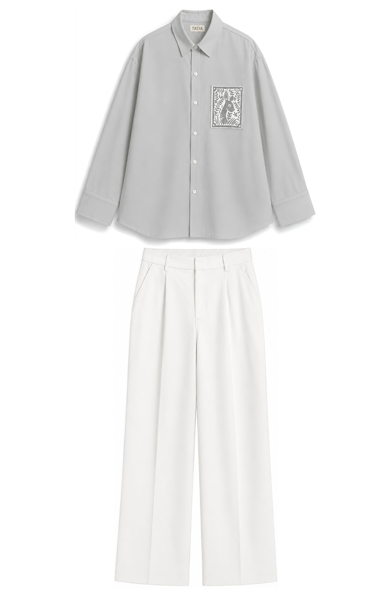 OLIVIA GREY DYED CO-ORD WOMEN