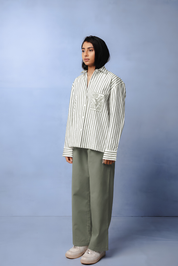 ELENA OLIVE GREEN CO-ORD WOMEN