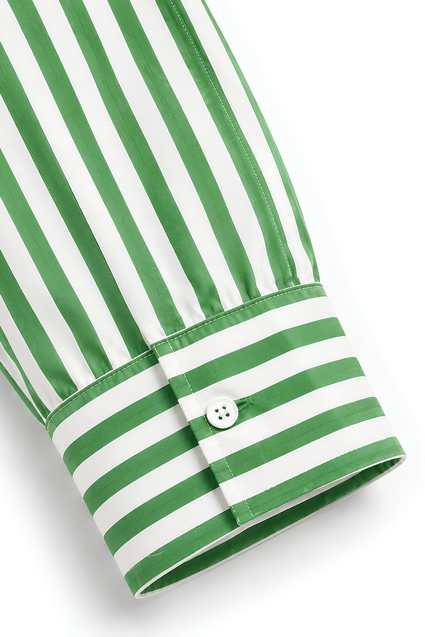ORNELA GREEN STRIPE SHIRT WOMEN