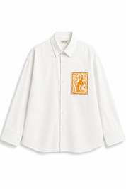 OLIVIA ORANGE SHIRT WOMEN