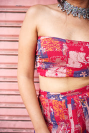 Jazzba Tube Top With Pants