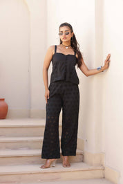 Osian Co-ord Set - Black