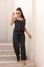 Osian Co-ord Set - Black