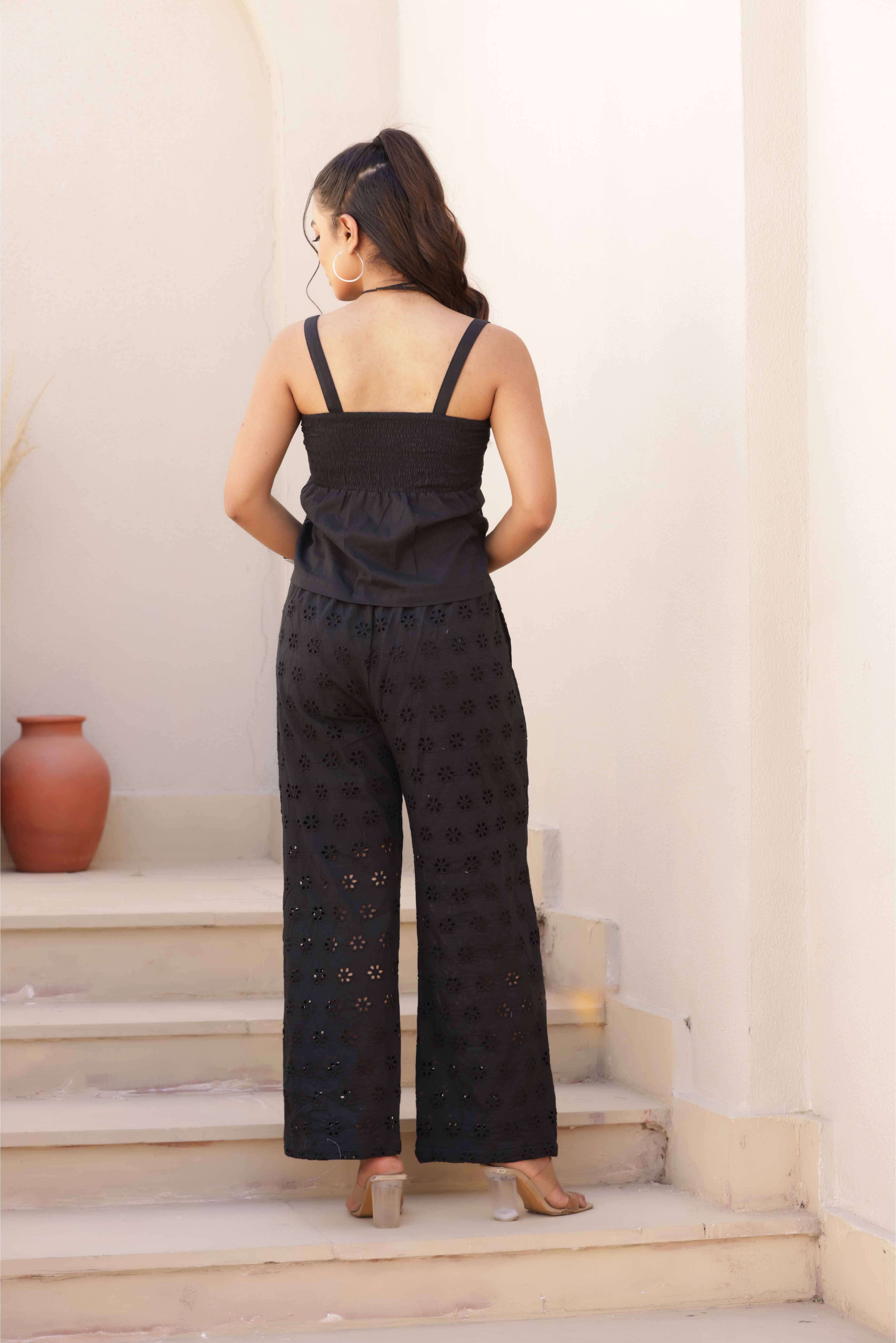 Osian Co-ord Set - Black